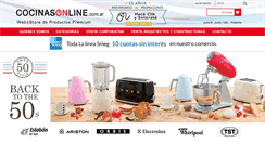 Desktop Screenshot of cocinasonline.com.ar
